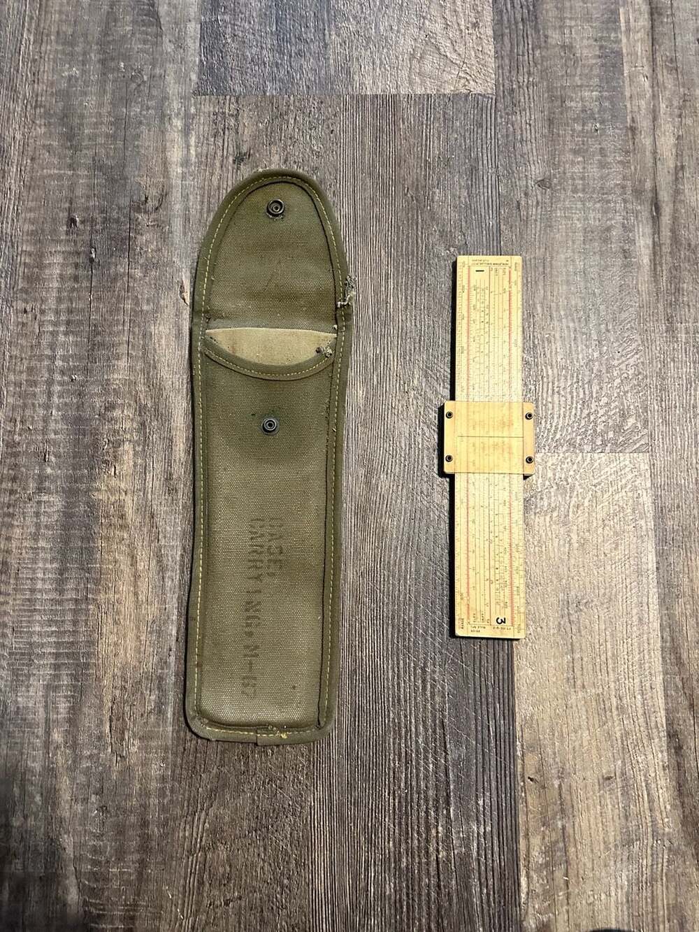 Military US Army Field Artillery Gunner Computer Slide Rule M-87